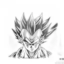 magín vegeta y trunks tattoo design idea