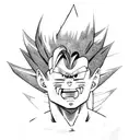 magín vegeta y trunks tattoo design idea