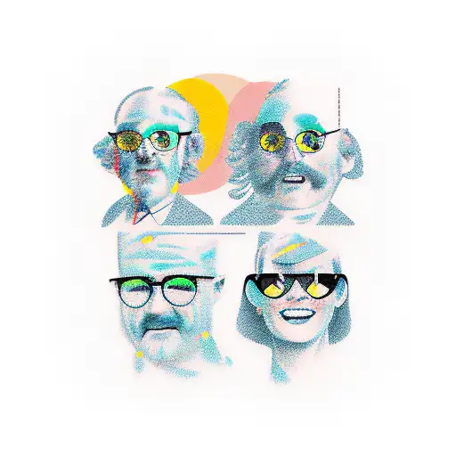 3 faces of regions tattoo design idea