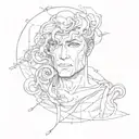 as a man I try to be strong not to show the world my upsets, I focus on ideals and create my own world tattoo design idea