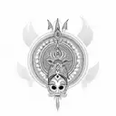 theyyam tattoo design idea