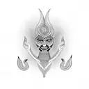 theyyam tattoo design idea