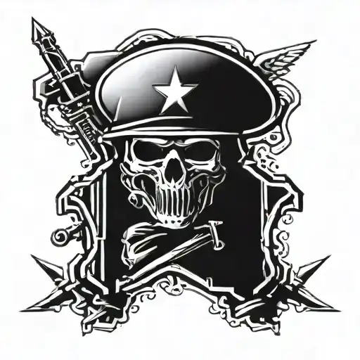 us army infantry 101st airborn veteran tattoo design idea