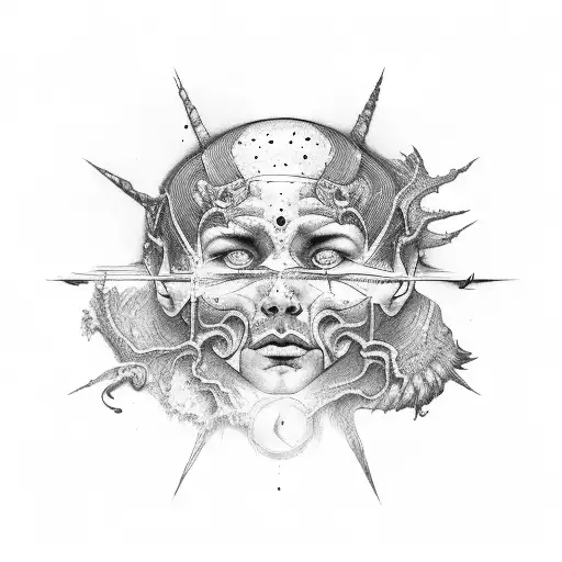 Icarus, blood tattoo design idea