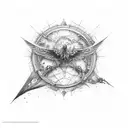 Icarus, blood tattoo design idea