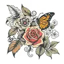 england and poland tattoo design idea