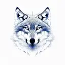 wolf eyes tattoo design idea