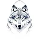wolf eyes tattoo design idea