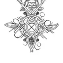 quad tattoo design idea