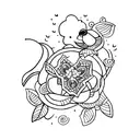 quad tattoo design idea