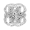 Celtic snake tattoo design idea