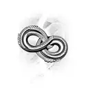 Celtic snake tattoo design idea