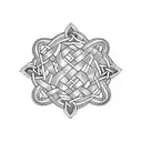 Celtic snake tattoo design idea