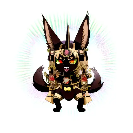 Anubis tattoo design idea