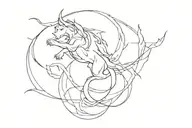 another in the fire tattoo design idea