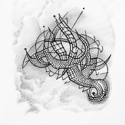 bald mountain  tattoo design idea