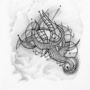 bald mountain  tattoo design idea