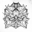 bald mountain  tattoo design idea