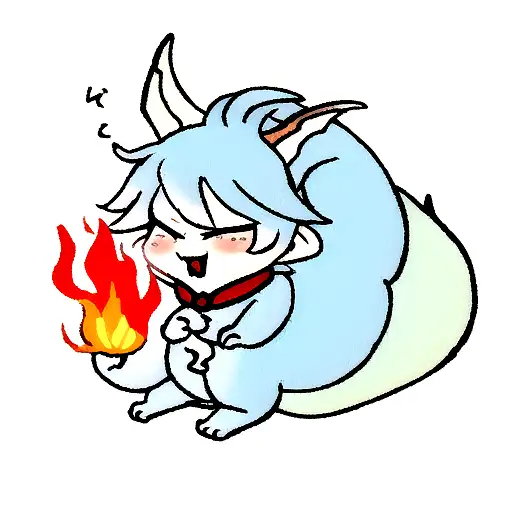 tiny cute cartoon dragon breathing a huge flame tattoo design idea