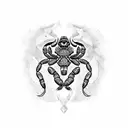 aztec scorpion  tattoo design idea