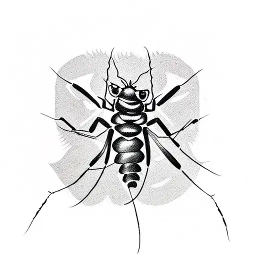 mosquitos, ticks, germs  tattoo design idea
