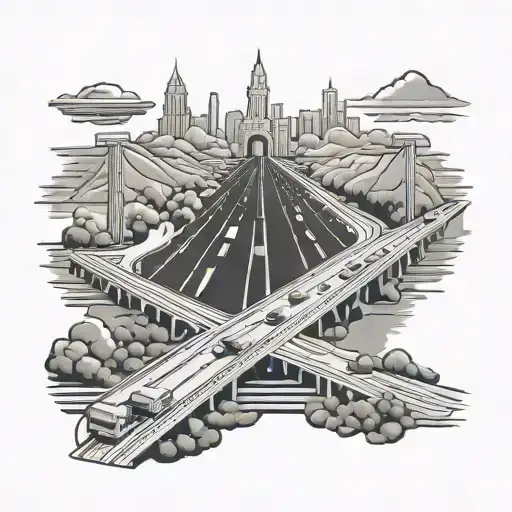 Interstate highway 20  tattoo design idea