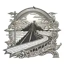 Interstate highway 20  tattoo design idea