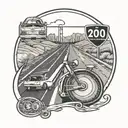 Interstate highway 20  tattoo design idea