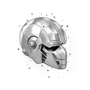 thanos no helmet  tattoo design idea