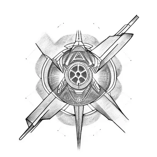 start trek enterprise tattoo design idea