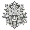 Aztec tattoo design idea