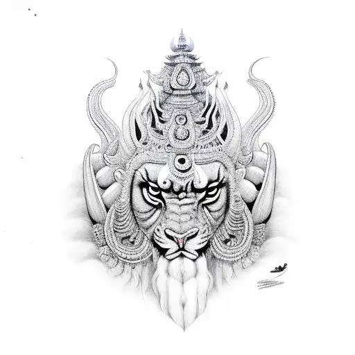 Kaal Bhairava Tattoo | Tibetan Style | Portrait Tattoo | by - Pious Ink  Tattoos - YouTube