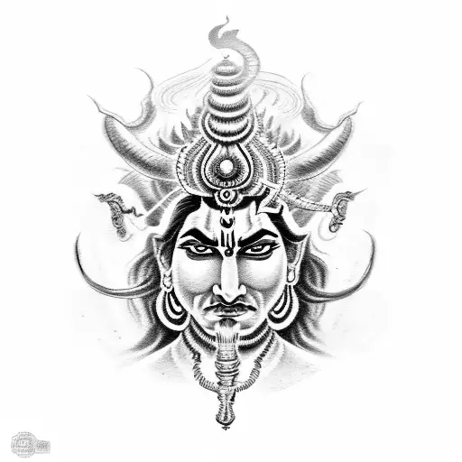 lord shiva tattoo || angry shiva tattoo || #lordshivatattoo |by-  ranbertattooist| dream ink tattooz - YouTube