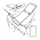 Cellphone Repair Tools tattoo design idea