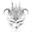 Norse, 1%, Running tattoo design idea