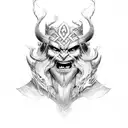 Norse, 1%, Running tattoo design idea