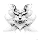 Norse, 1%, Running tattoo design idea