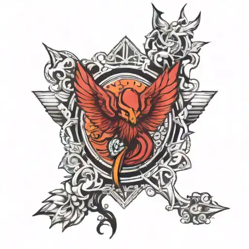 Red Rising Book series tattoo design idea