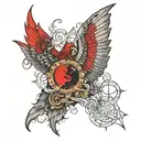 Red Rising Book series tattoo design idea