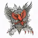 Red Rising Book series tattoo design idea