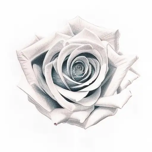 God and Devil with Rose tattoo design idea