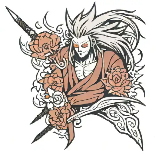 Madara Uchiha tattoo design idea