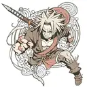 Madara Uchiha tattoo design idea