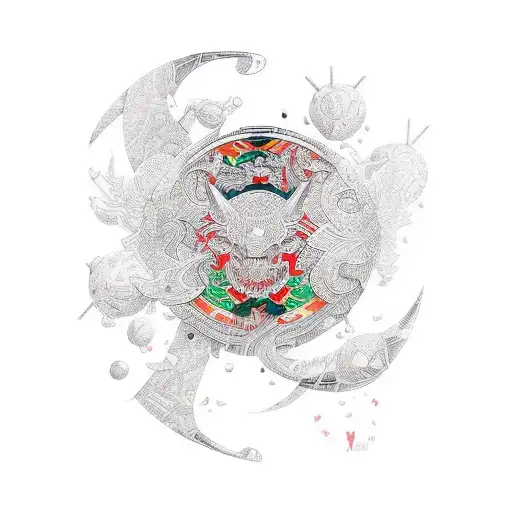 Paper Crane tattoo design idea