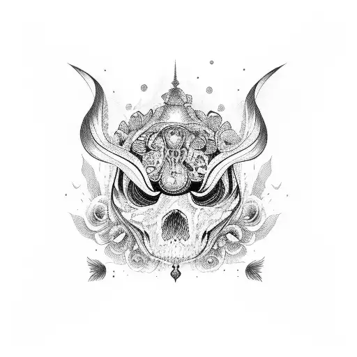 gudaña con carabela tattoo design idea