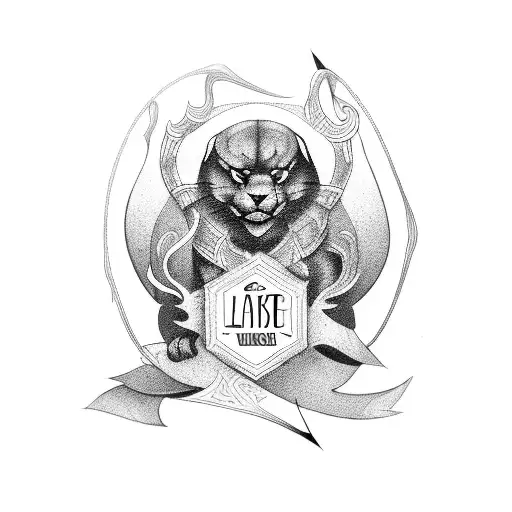 last name tattoo design idea