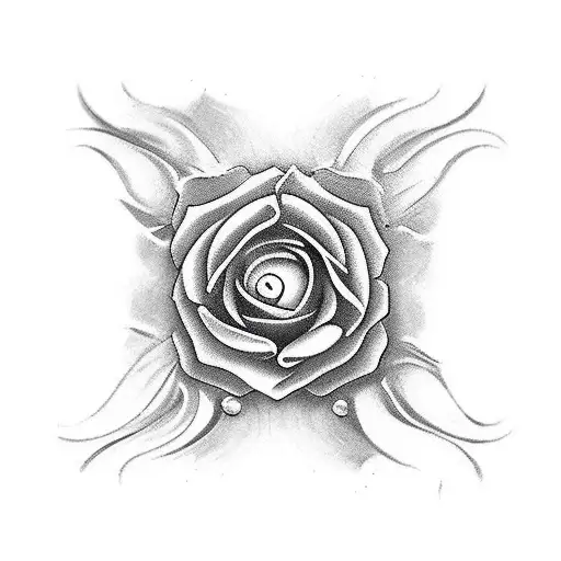 candlestick tattoo design idea