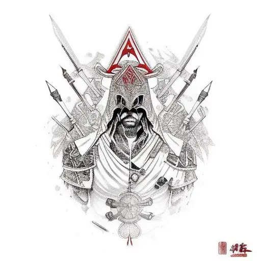 assassins creed tattoo design idea