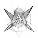 assassins creed hidden blade tattoo design idea