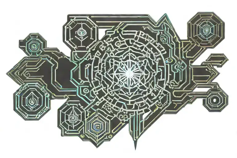 trampstamp tattoo design idea